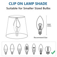 6 Pack Rattan Lamp Shade Clip On Bulb Handwoven Barrel Chandelier Lampshade Replacement Clipon Small Lamp Shades For Vanity L