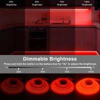 Lumbelle Cob Led Strip Lights Battery Powered 66Ft 640 Led Lights Strip Dimmable Strip Lighting Indoor Outdoor Waterproof Led