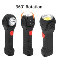 Work Light, 360 Degrees 175A Cob & Led Mechanic Light, Rechargeable Magnetic Flashlight Tool Gift For Men