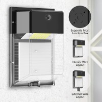 Ceena 30W Dusk To Dawn Led Outdoor Wall Light, 3900Lm Etl Listed Led Wall Pack Lights, Ip65 Waterproof Exterior Security Flood Light, 5000K Led Outdoor Lighting For Patio, Porch, Garage, 2 Pack