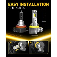 AUXITO 9005 H11 LED Fog Light Bulbs