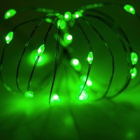 4Pack 50 Led Fairy Lights Battery Operated With Timer 16Ft Waterproof St Patricks Day Lights Outdoor Indoor Mini Twinkle Ligh