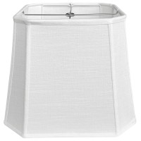 Tootoo Star Square Cut Corner White Lampshade 10 Top X 13 Bottom X 105 High Medium Shade Spider Fitter Handmade Of Na