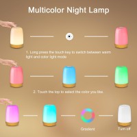 Dremkit Night Light Nursery Night Light For Baby Rechargeable Kids Nightlight Touch Night Lamp For Breastfeeding Newborn And Tod