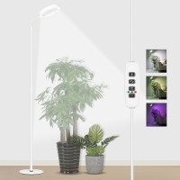 Geciliaoran Grow Light For Indoor Plants Full Spectrum Led Halo Tall Plant Growing Lights With Stand Height Adjustable Growth