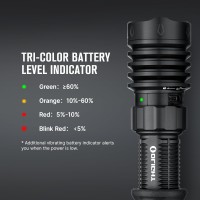 Olight Warrior X 4 Rechargeable Tactical Flashlight 2 600 High Lumens With 630 Meters Long Range Thrower Powerful Tailswitch L