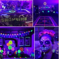 Aiinnew 50Ft Led Black Light Strip Kit 900 Units Lamp Beads Nonwaterproof Blacklights For Glow Party Indoor Birthday Body P