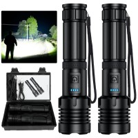 Alstu Rechargeable Flashlights High Lumens 990 000 Lumen Bright Flashlight With 5 Lighting Modes Fastcharging Led Flash Light