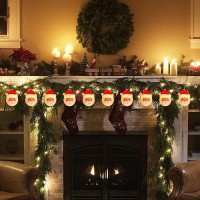 Christmas Santa Claus String Lights 85Ft Christmas Santa Claus Decorative String Lights With 10 Santa Claus Lights Plug In Wa