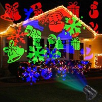 12 Patterns Christmas Projector Light Led Motion Outdoor Xmas Landscape Stage Lamp Holiday Christmas Decoration