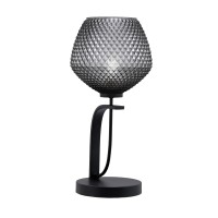 Cavella 1 Light Accent Lamp Shown In Matte Black Finish With 9