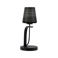 Cavella 1 Light Accent Lamp Shown In Matte Black Finish With 6