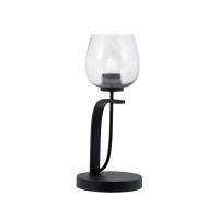 Cavella 1 Light Accent Lamp Shown In Matte Black Finish With 6