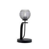 Cavella 1 Light Accent Lamp Shown In Matte Black Finish With 6