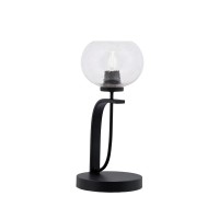 Cavella 1 Light Accent Lamp Shown In Matte Black Finish With 7