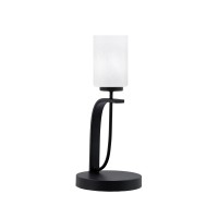 Cavella 1 Light Accent Lamp Shown In Matte Black Finish With 4