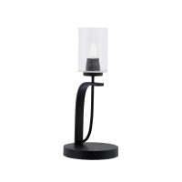 Cavella 1 Light Accent Lamp Shown In Matte Black Finish With 4