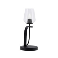 Cavella 1 Light Accent Lamp Shown In Matte Black Finish With 5