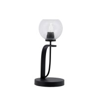 Cavella 1 Light Accent Lamp Shown In Matte Black Finish With 5.75