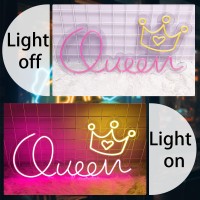 Personalised Led Light Signs For Wall Decoration Neon Signs For Home Bedroom Decor Wedding Bar Party Neon Light Lettering Birthday Gifts Light Sign Neon Sign (25-127 Cm, 1-3 Lines)