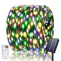 Amzxart Solar Christmas Lights Outdoor Waterproof,600 Led Solar String Lights 200Ft 8 Modes Christmas Solar Lights Outdoor For Party,Xmas Trees,Garden,Balcony,Christmas Decoration,Multicolor