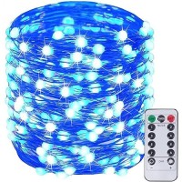 Christmas Fairy Lights Plug In With Remote And Timer 200 Led Waterproof Christmas String Lights Indoor Outdoor Twinkle Lights