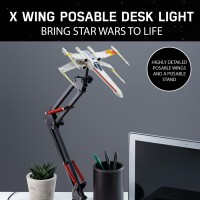 Paladone X Wing Replica Desk Lamp - Officially Licensed Star Wars Merchandise - Star Wars Light Decor And Gifts For Men