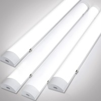 Gimisgu 4 X Led Ceiling Lights 36 W 120 Cm Connectable Modern Led Ceiling Light Tube Neon Led Ip65 Waterproof 3060 Lumens Natural White Light 4000 K Garage Workshop Office Bathroom