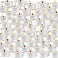 Mini White Tealight Candles Scented Bulk 100 Votive Candles For Home Scented Vanilla Fragrance Tea Light For Home Dinner Holid