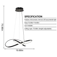 Viruhaka Modern Led Pendant Light Fixture