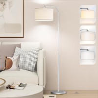 Cnxin Arc Floor Lamps For Living Room With 3 Color Temperatures Modern Floor Lamp Reading Light With 9W Bulb Included Standing