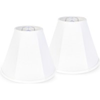 Goso White Bell Lamp Shades Set Of 2 Small Beside Lampshades 6 Top X 13 Bottom X 106 Highspider Traditional Linen Lam