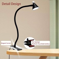 Led Desk Lamp With Clamp Reading Light With Long Flexible Gooseneck Clamp Light For Reading Bed Lights For Headboard Book Light