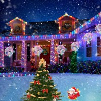 Baung Christmas String Lights Outdoors 4 Pack 1574 Sphere Lights Ball Tree Garden Globe Lights For Home Party Christmas Po