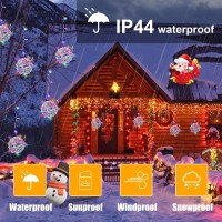 Baung Christmas String Lights Outdoors 4 Pack 1574 Sphere Lights Ball Tree Garden Globe Lights For Home Party Christmas Po