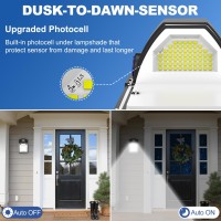 Cinoton 30W Led Wall Pack Light With Dusk To Dawn Sensor 3600Lm 5000K Daylight 120Vac200300W Hidhps Equiv Ip65 Waterproo