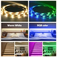 Motion Sensor Led Strip Lights Battery Powered 656Ft Rgbw Dimmable Under Cabinet Lights With Remote Motion Activated Led Closet