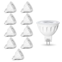 Mr16 Led Bulbs Dimmable, 5W 3000K Soft Warm White, 10Pack 450Lm,12-Volt Gu5.3 Bi-Pin Base, Equivalent 50W Halogen Replacement, 40 Degree Spot Lighting For Indoor