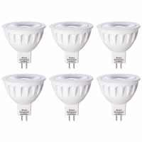 Mr16 Led Bulbs Dimmable, 5W 3000K Soft Warm White, 6Pack 450Lm, 12-Volt Gu5.3 Bi-Pin Base, Equivalent 50W Halogen Replacement, 40 Degree Spot Lighting For Indoor