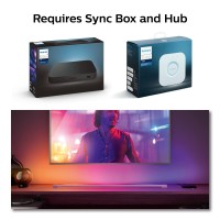 Philips Hue Large Smart Light Tube White White And Color Ambiance Led Colorchanging Light 1 Pack Sync With Tv Music An