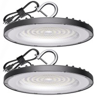 Yihuven Ufo Led High Bay Light 150W 21000Lm 600W Mhhps Equiv 5000K Daylight Ip65 Waterproof Commercial Led Shop Lights Fi