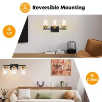 3 Light Bathroom Vanity Lights Bathroom Lighting Fixtures Over Mirror With Clear Glass Shade Black Vanity Light Fixtures For B