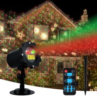 Christmas Projector Lights Outdoor, Waterproof Christmas Decorations Led Lights Projector With Remote Control Timer Indoor Firefly Lights For Xmas Yard Garden Holiday Party Home Decor Landscape Patio