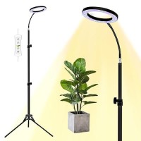 Yadoker Grow Light With Stand Led Plant Light For Indoor Plants Full Spectrum Grow Lamp 81216H Timer 10 Dimmable Levels 7