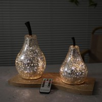 Muufaza Mercury Crackle Glass Light Set Of 2,Modern Cordless Table Lamp,Ip44 Waterproof,Battery Operated Dimmable Night Lamp For Living Room,Bedside,Farmhouse,Indoor,Outdoor Decor,Unique Gift(2,Silver