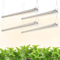 Freelicht 4 Pack 4Ft Led Grow Lights 160W 4 X 40W 1080W Equivalent Full Spectrum Sunlight Growing Lamp Fixture Hanging Plan