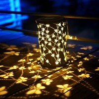 Bvgy Solar Lantern Outdoor Decor Waterproof Led Decorative Garden Light For Patio Yard Tablesmall Butterfly