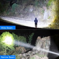 Sigoobal Flashlights High Lumens Rechargeable 990000 Lumens Bright Flashlight Powerful Flashlights With 5 Mode For Outdoor 2P