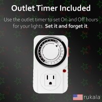 Christmas Projector Laser Lights For House - Timer Outlet And Remote Included - 18 Patterns - Red And Green