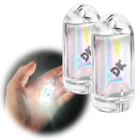 Dokeep 2 Pack Usb Mini Led Lantern Waterproof Edc Keychain Led Flashlight For Camping Rechargeable Battery Small Stick Lamp Ma